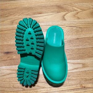 Jeffrey Campbell Green Mules